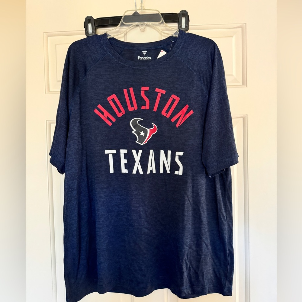 Men’s Texans shirt sleeve T-shirt blue heather sz XL.